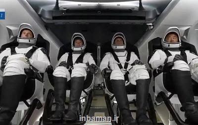 سرنشینان كرو-2 به فضا رفتند