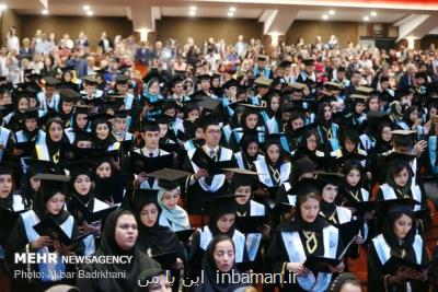 جشن فارغ التحصیلی ۷۰۰ دانشجو در جوار حرم مطهر رضوی