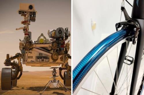 تایرهای مریخ نورد روی دوچرخه